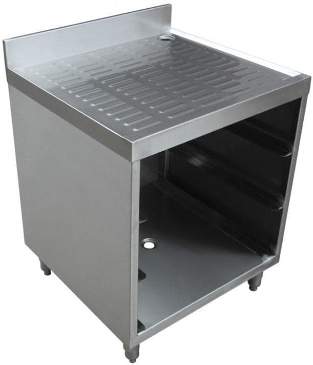 Stainless Steel Corrugated Top Glass Rack Storage Unit