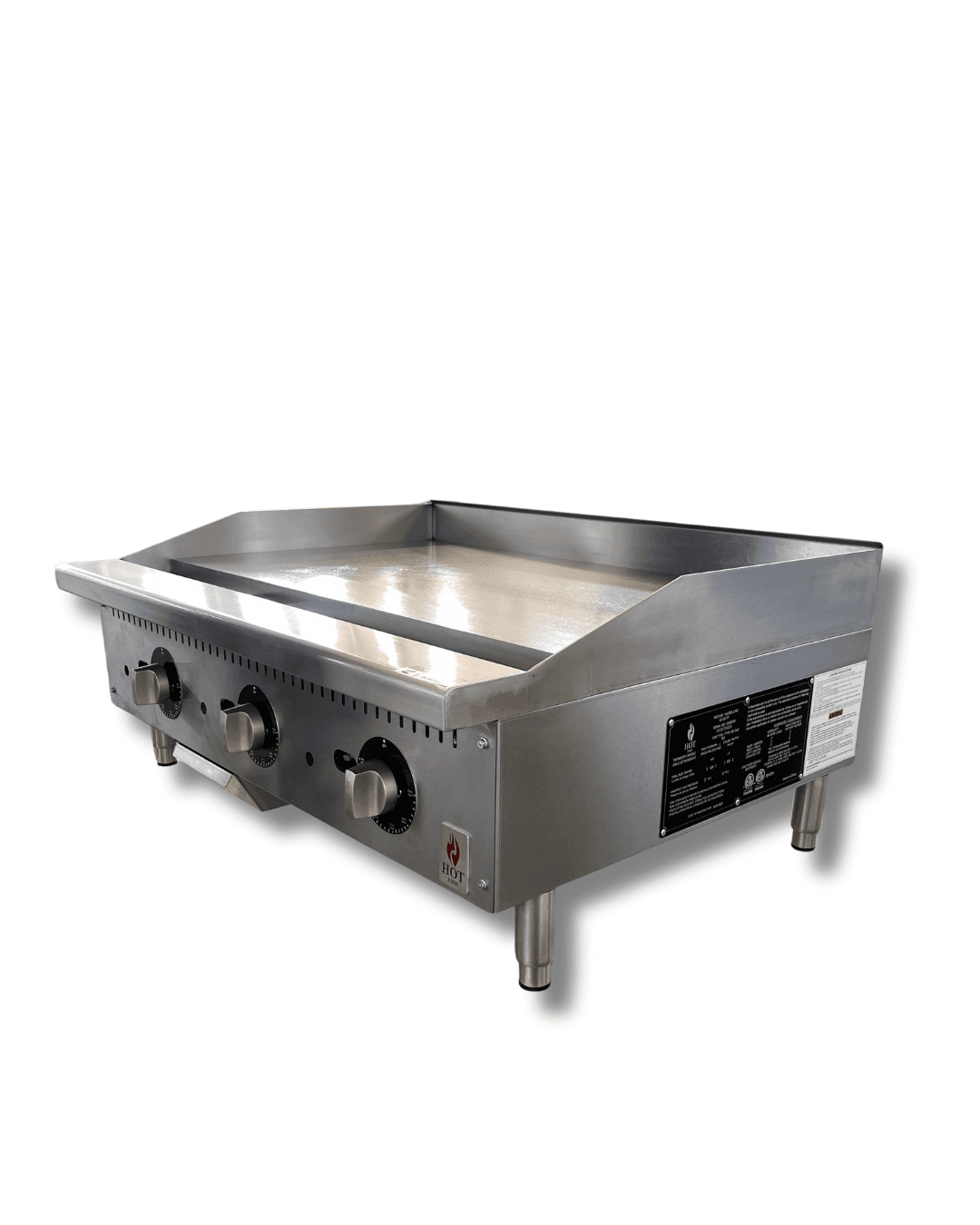 HOTZONE HZ-G36-TP Countertop Gas Griddle Thermostat Control 36"