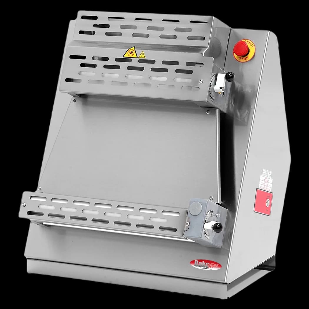 BakeMax BMHA01Y 18” Wide Commercial Countertop Heavy Duty Two Pass Dough Sheeter