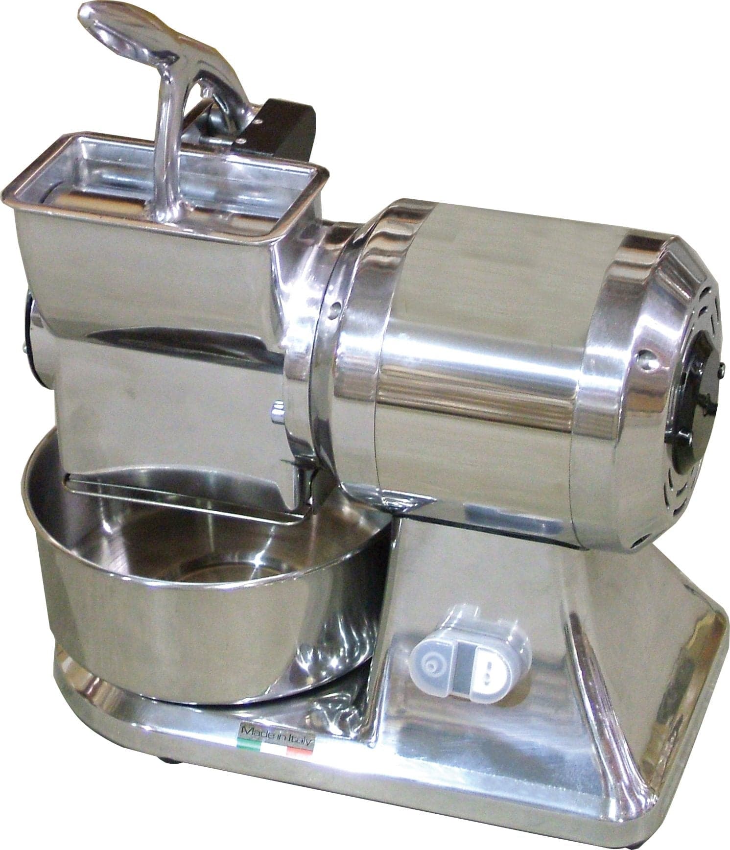 Stainless Steel Cheese Grater with Microswitch, 154 lb./hr 1 HP (750 W), 110 V