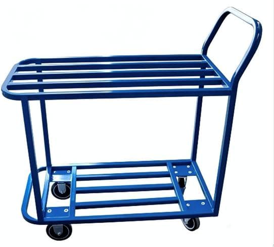 Powder Coated Blue All Welded Stocking Cart