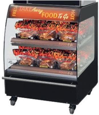 Fri-Jado - MD34-2 34" Self-Serve Multi Deck Solid Grab & Go Merchandiser, 208V - 9229533
