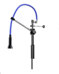 HIMI Products – Instinct Pre-Rinse Faucet Mini Unit with 36″ Hose, Wall Mount Bracket & Vacuum Breaker – IF7001