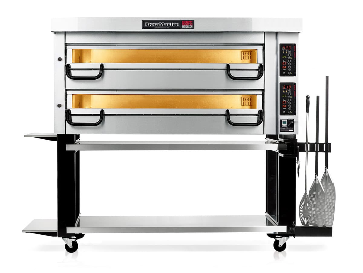 PizzaMaster – 1100 Series 3 Stone Hearth, 2 Decks, Modular Electric Pizza Oven – PM 1132ED