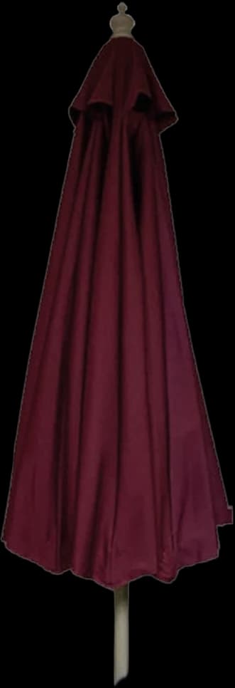 ATS Outdoor Fabric Umbrella with Weighted Base, Burgundy