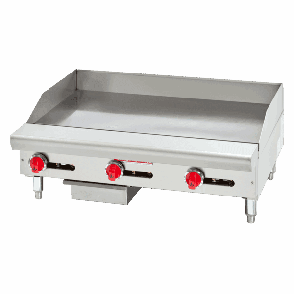 American Range – 48″ Manual Countertop Thermostatic Griddle – ARSMG-48