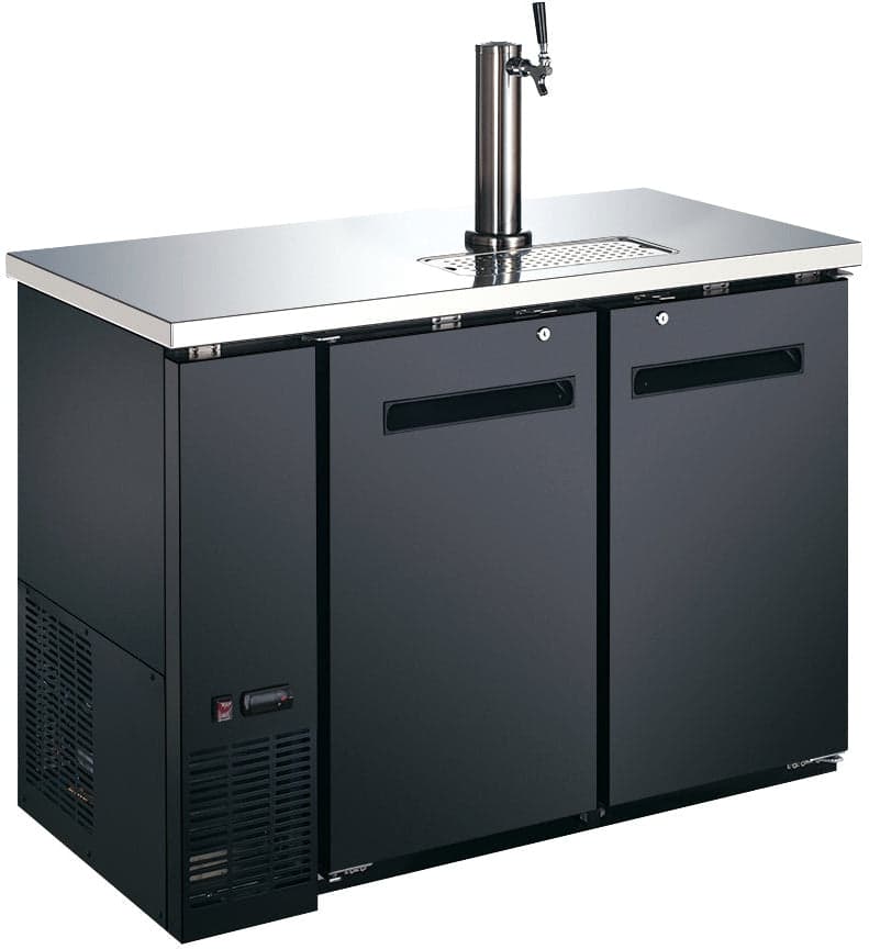 49″ Two (2) Door Kegerator / Beer Dispenser with 1 Tap, 11.8 cu.ft. (335 L)
