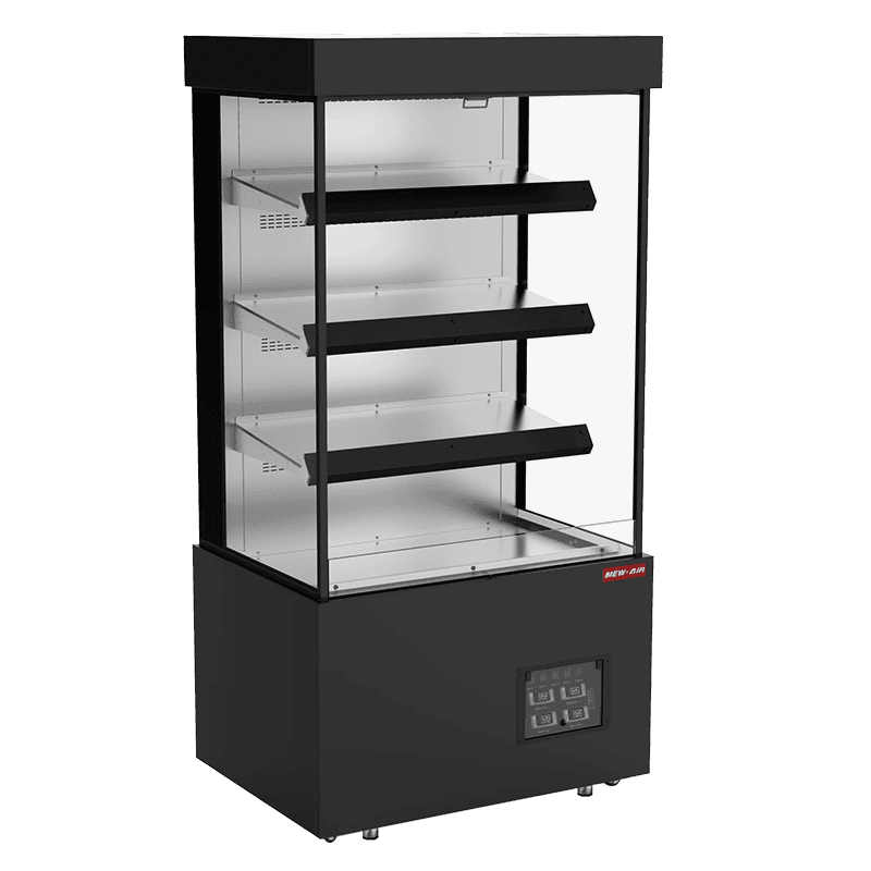 New Air NOM-40-HT 40" Vertical Heated Open Merchandiser