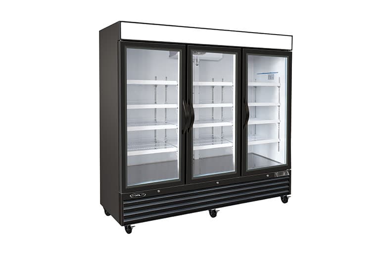 Kool-It KGF-72 DV 81″ 3-Door Merchandiser Freezer