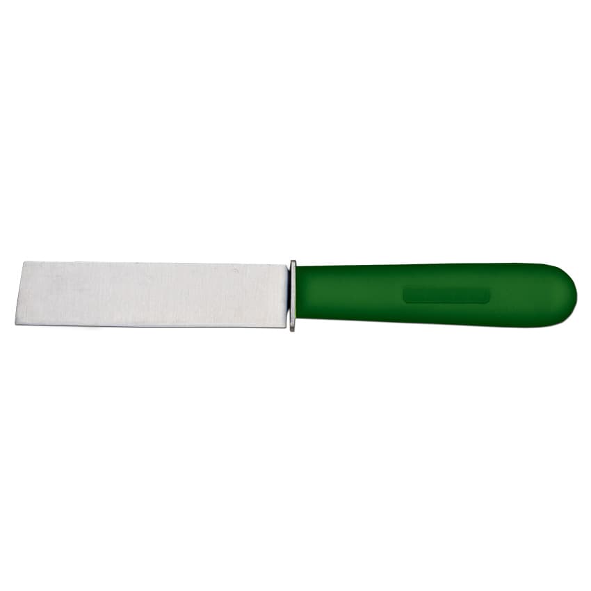 4.5" Cut-Off Knife with Guard and Green Handle