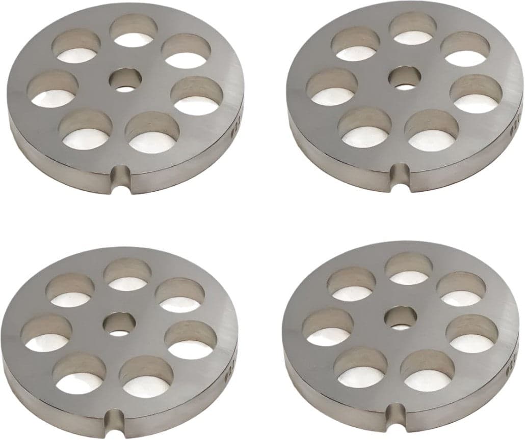 European Style #22 stainless steel plate, hubless, 18mm (3/4″) – one notch/ round
