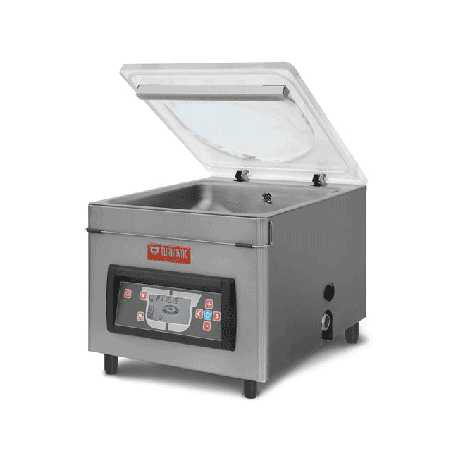 Turbovac 59010 / TS40 robust Vacuum Packaging Machine with 16.5″ Seal Length / Two Seal Bar and 16 m³ Vacuum Pump