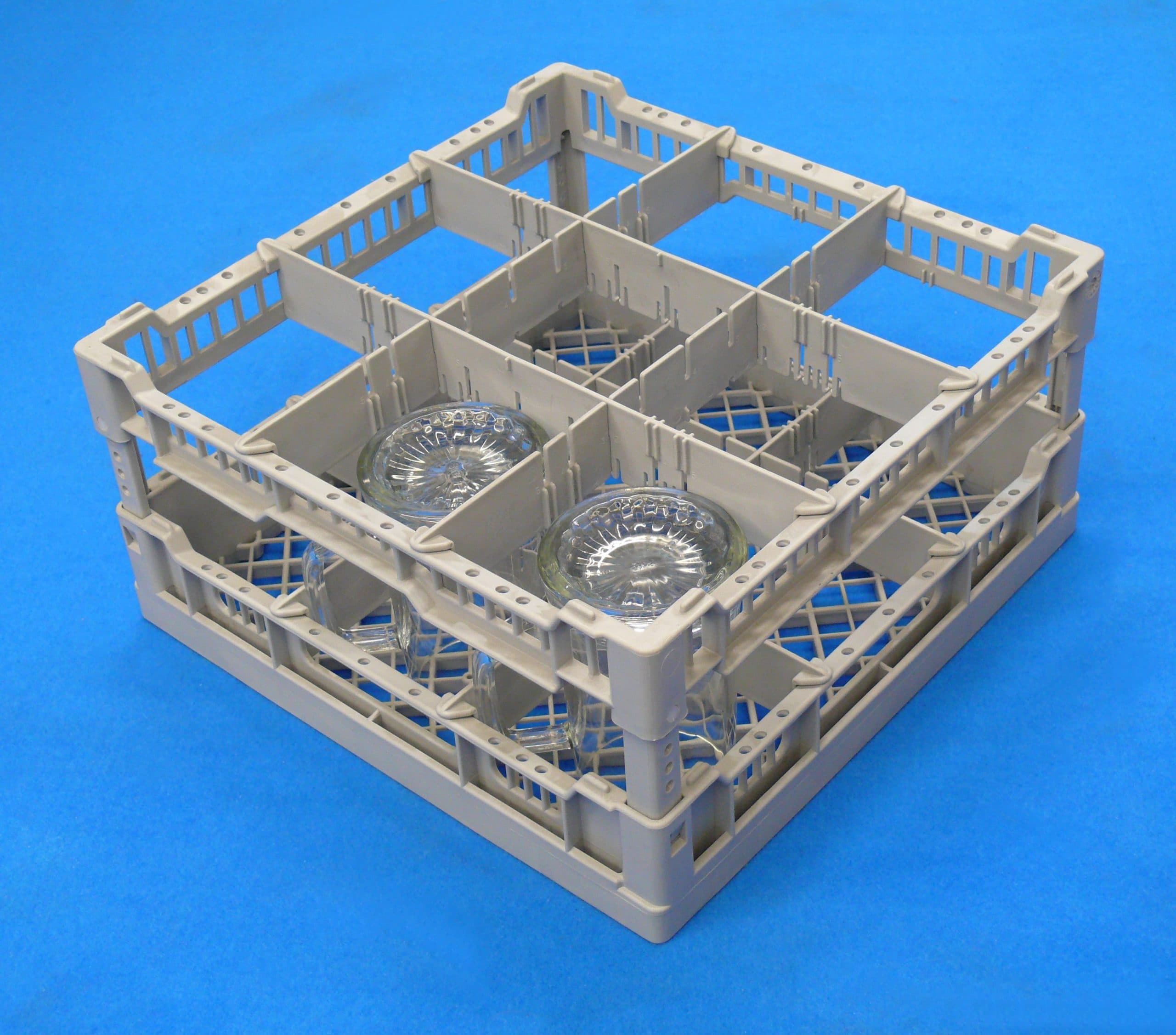 Lamber – Glass Rack with Compartments (9 Glasses)