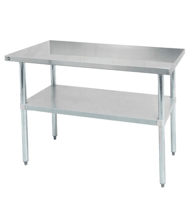 Thorinox DSST-2424-BKSS Work Table with Galvanized Steel Legs & Undershelf