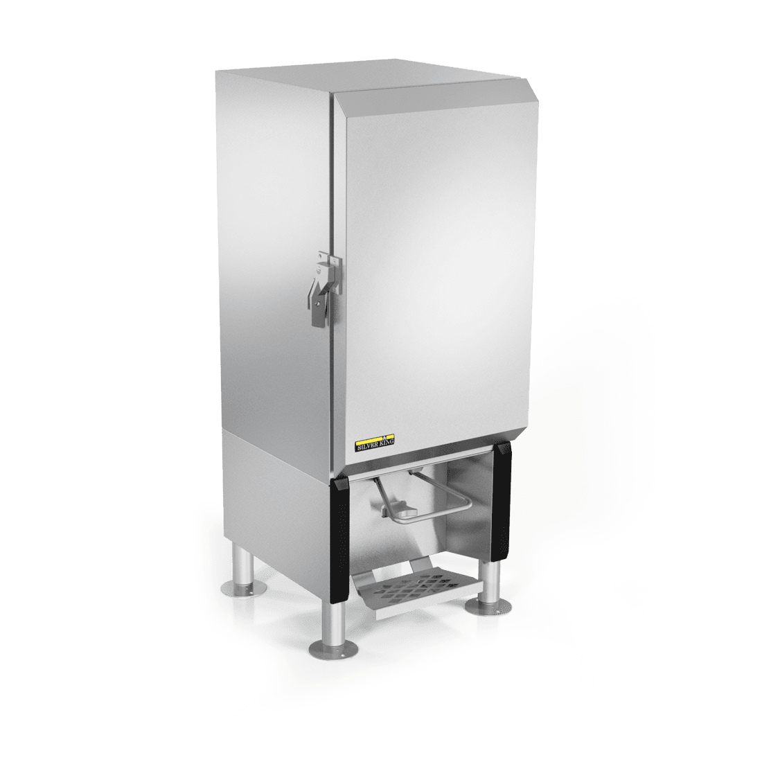 SilverKing – 17″ Refrigerated Milk Dispenser w/ 1 Valve & Shipboard Legs – SKMAJ1-ESUS3