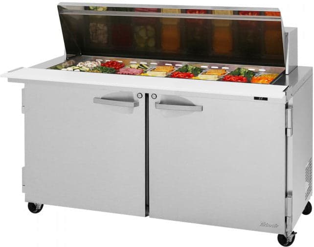 Turbo Air – PRO Series 60.25″ Mega Top Sandwich/Salad Prep Table with 2 Solid Doors – PST-60-24-N (ETA 5-6 Weeks)