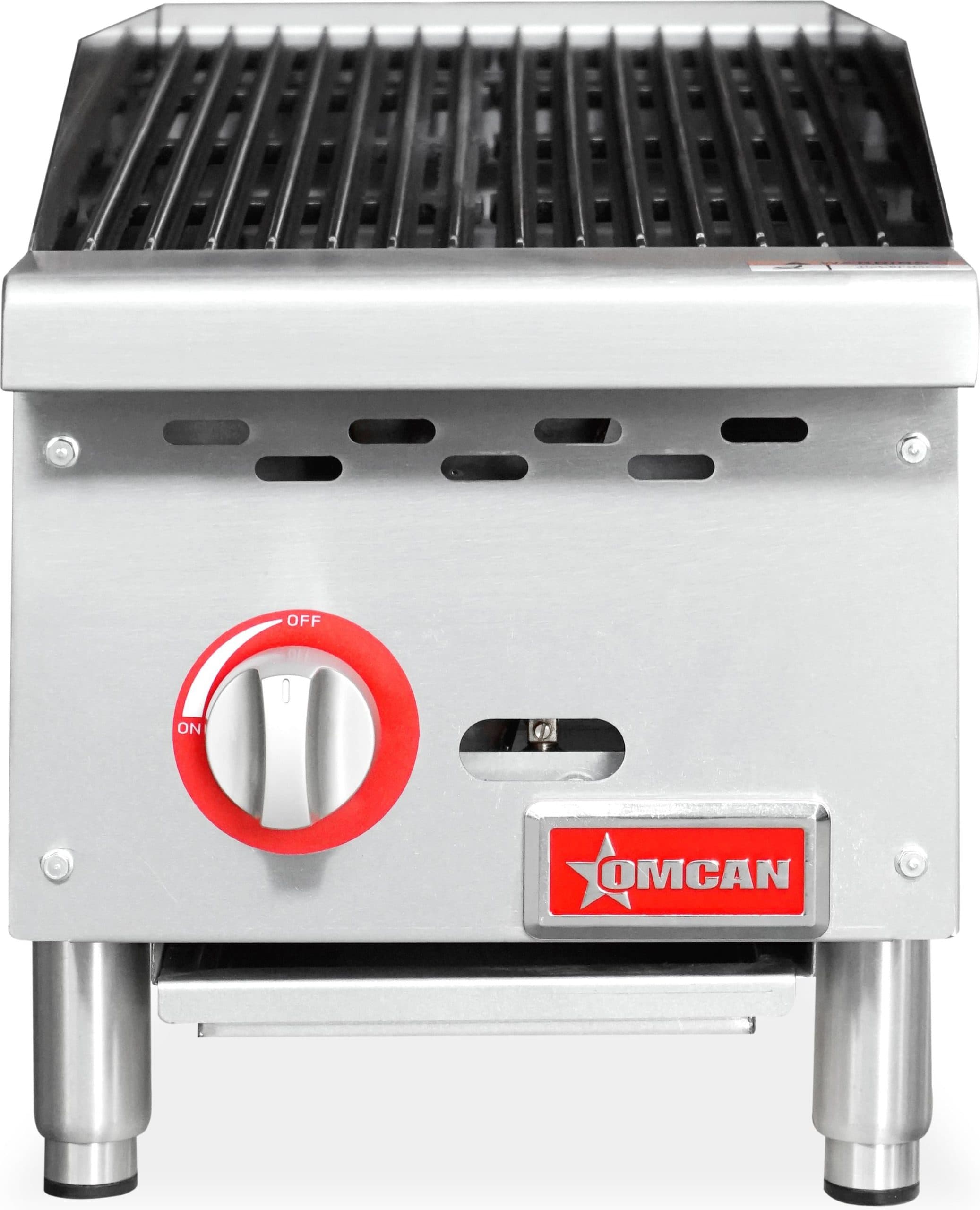 12″ Radiant Gas Charbroiler, 1 burner, 35000 BTU
