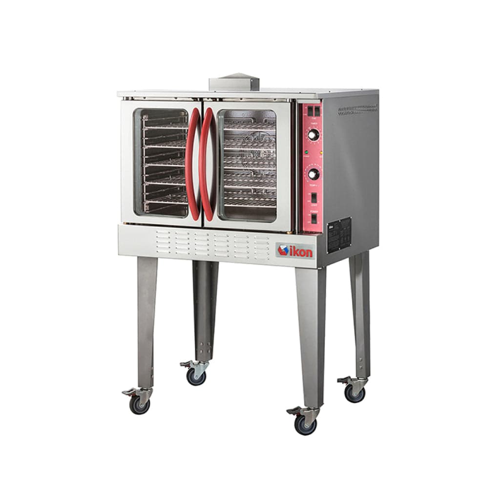 Ikon IECO 38″ Single Deck Electric Convection Oven with Leg and Caster Kit – 208/240V