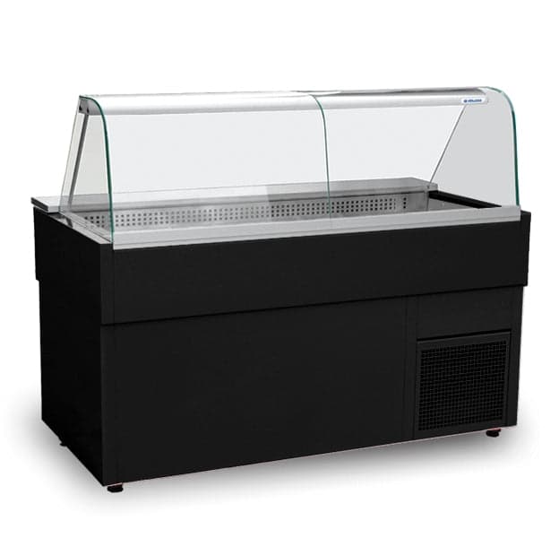 Igloo HFT75 76¾″ Hot Food Table, Curved Glass