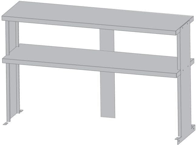 Turbo Air – 36″ Stainless Steel Double Overshelf for TUR/F-36, MUR/F-36, EUR/F-36, TST-36, MST-36, EST-36 – TSOS-3R-T (ETA 5-6 Weeks)