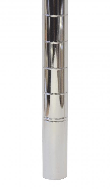 84" Chrome Post without Leveler