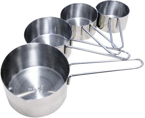 Stainless Steel Measuring Cup Set – 4 pcs / set