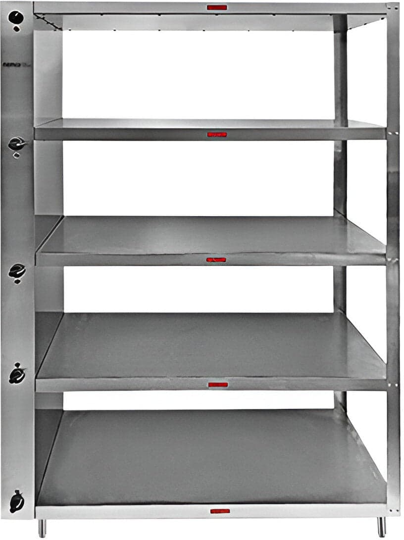 Nemco – 120V 5-Shelf Stainless Steel Heated To-Go Shelf – 6302-5ENCLOSED (ETA 4-6 Weeks)