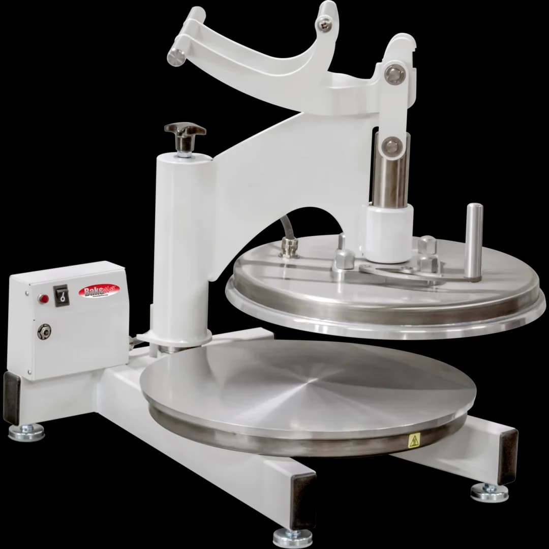 BakeMax BMDMS218 Commercial Countertop Manual Swing Away Dual Heat Dough Press