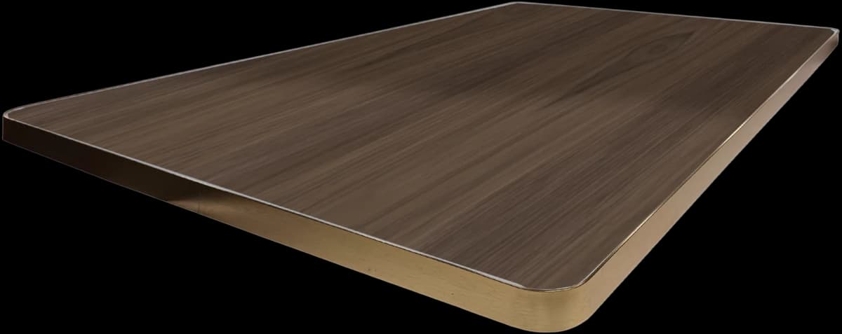 ATS Thin Metal Edge Laminate Table Top, 36" x 36"
