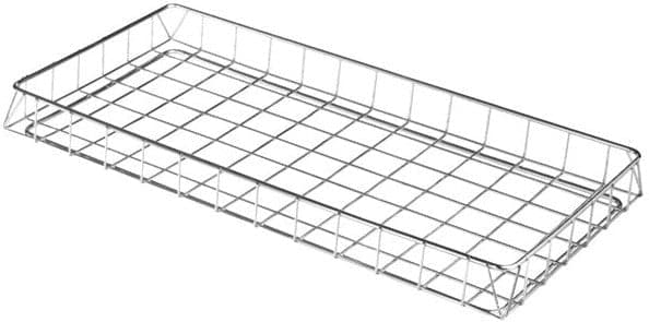 Cres Cor – 13″ x 26″ Chrome Plated Wire School Basket – EO 1170-055 (Pre-Order Now, ETA 4-6 Weeks)