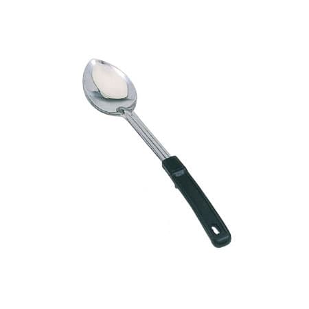 Omcan Stainless Steel Solid Basting Spoon with Stop-Hook Handle