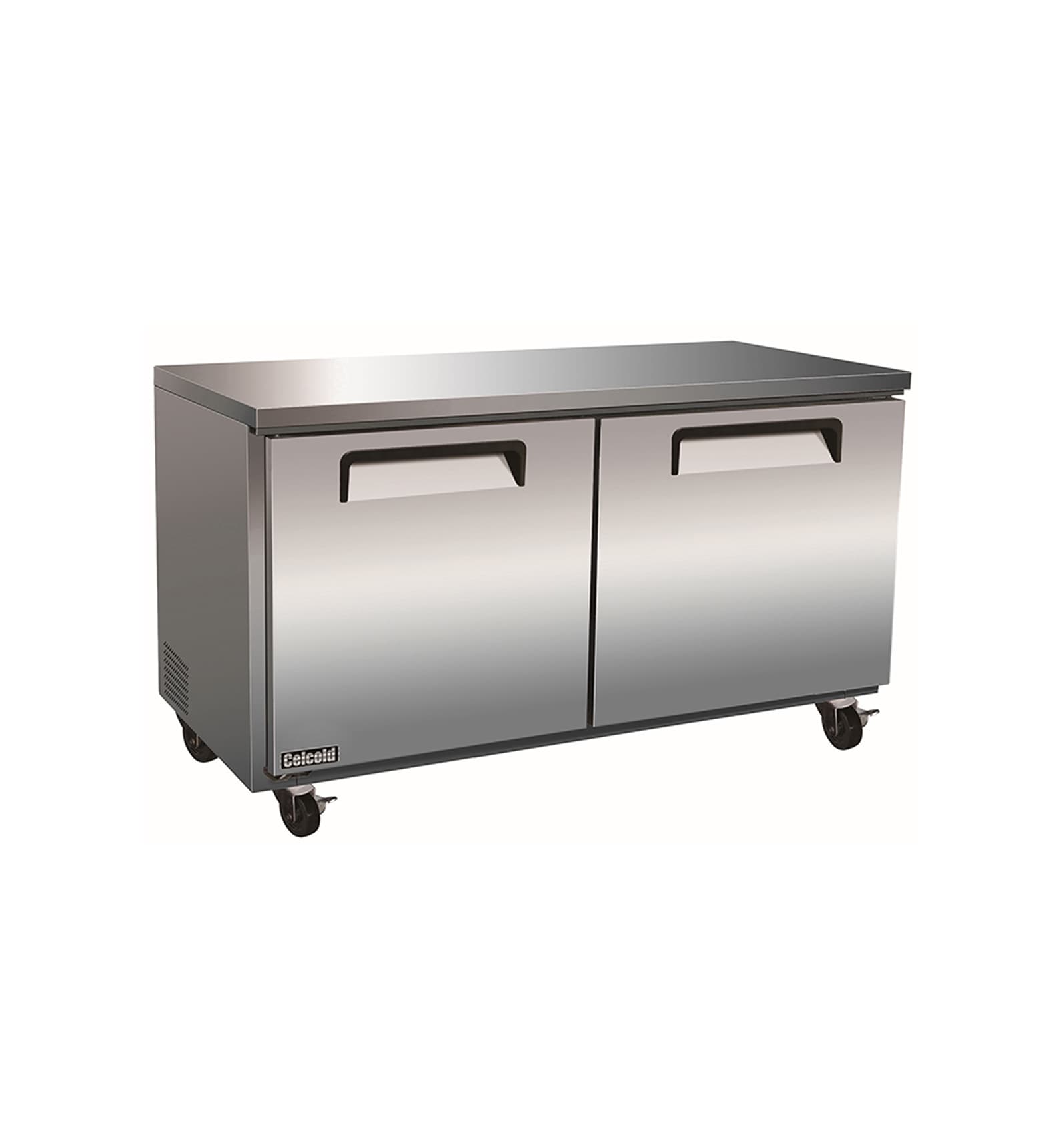 Celcold – Under Counter Freezer, reach in, two-section, rear mount self-contained refrigeration, 12 – CUC48FA