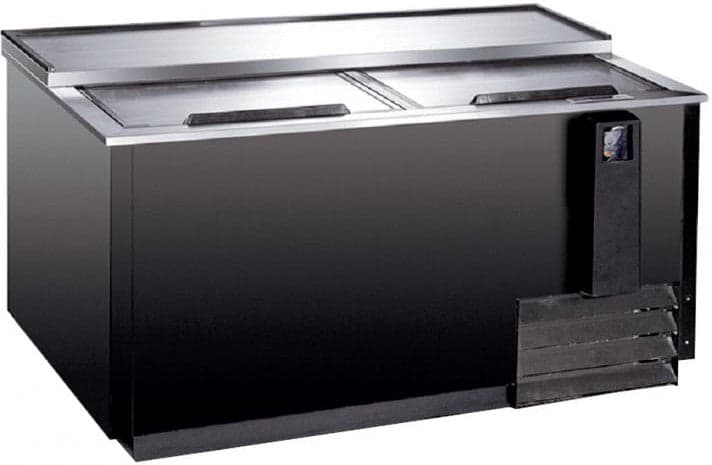 Omcan - 50″ Reach-In Beer Bottle Cooler With 13.5 Cu. Ft. Capacity - 50039