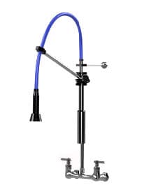 HIMI Products – Instinct Pre-Rinse Faucet Mini Unit with 36″ Hose, Wall Mount Bracket & 8″ Wall Mount Base Faucet – IF7000-8W