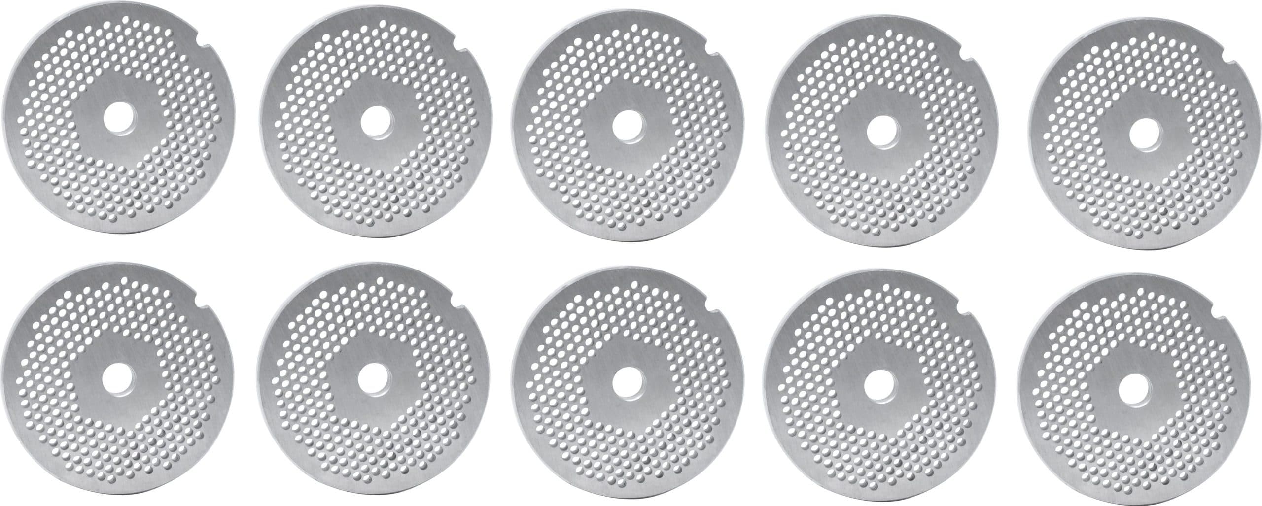 Carbon steel #22 machine plate, hubless, 4.8mm (3/16″) – one notch/ round