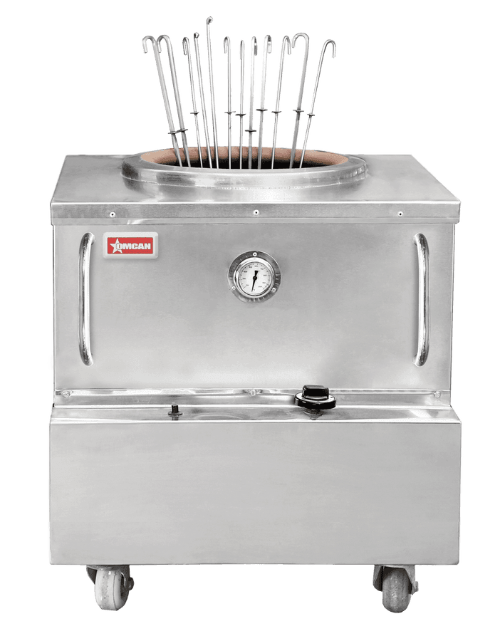 32″ x 32″ Natural Gas Stainless Steel Square Tandoor Oven – 85,000 BTU