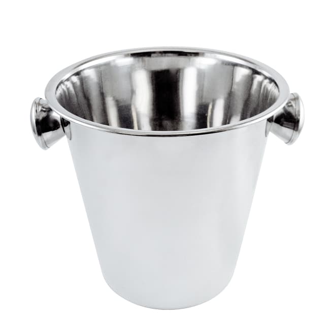 4 qt Stainless Steel Wine Bucket with Knob Handle
