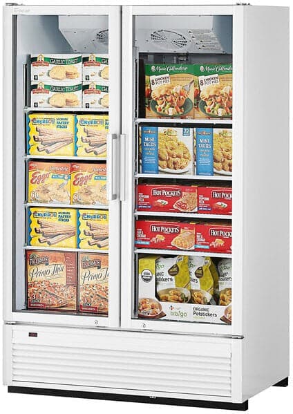 Turbo Air - 51.8" Heavy Duty White 2 Swing Glass Merchandiser Door Freezer - TGF-47SDHW-N (ETA 5-6 Weeks)