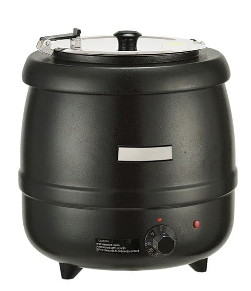 Global Solutions – 10.5 Qt Black Soup Kettle – GS1650