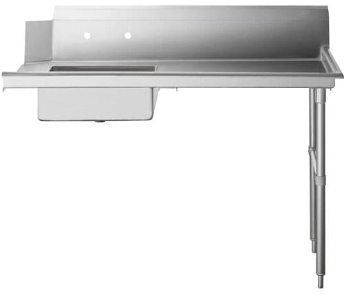 48" Right Side Soiled Dish Table with Sink