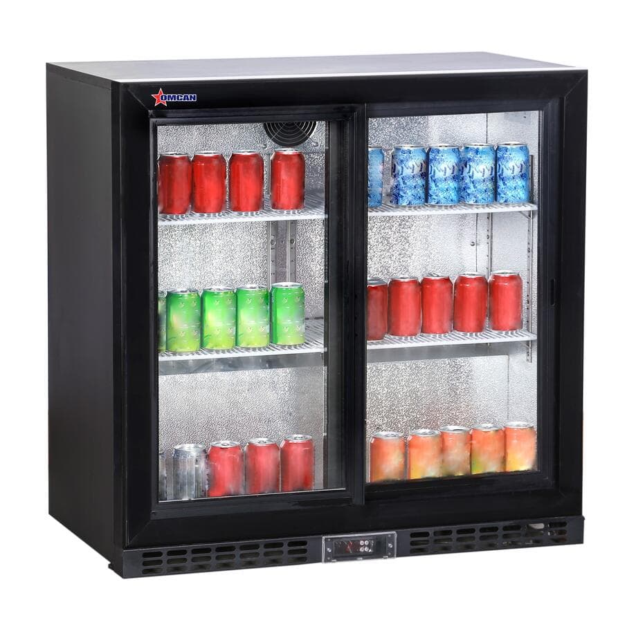 Omcan 47587 Beverage 2 Sliding Door Cooler