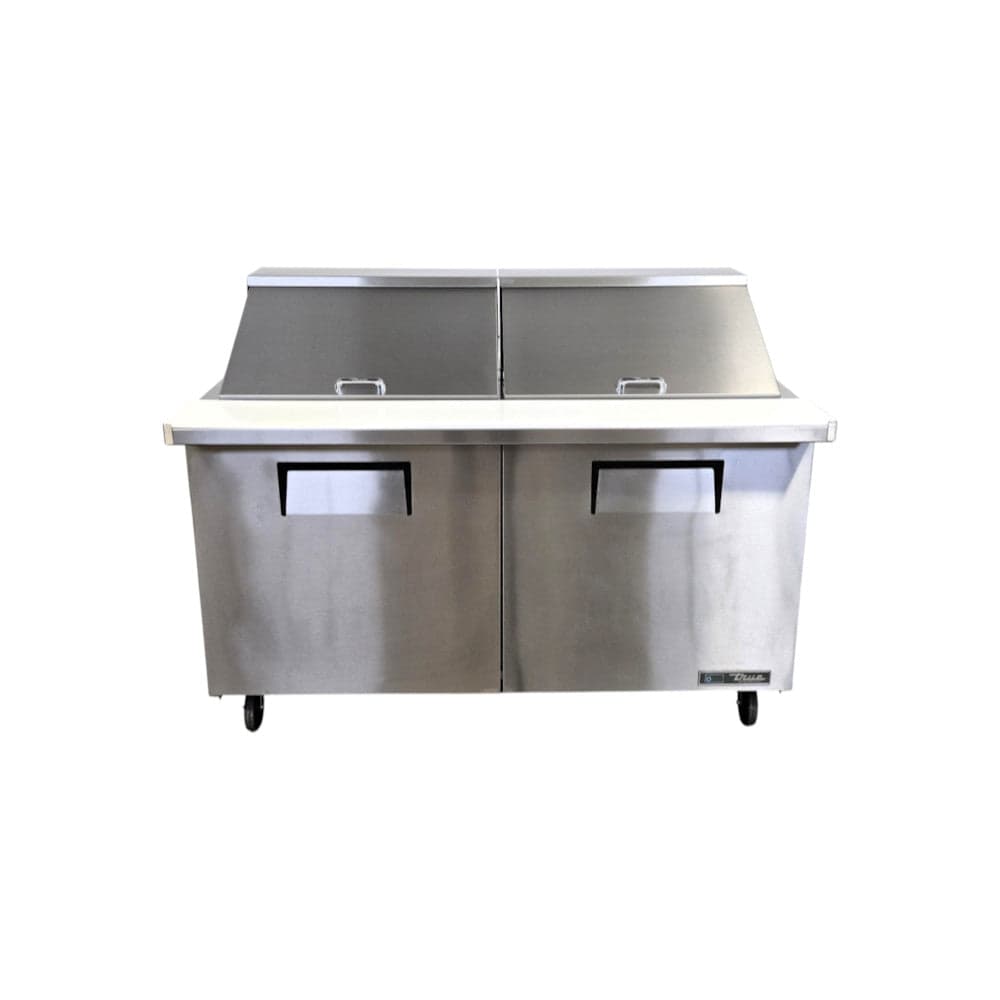TRUE  TSSU-60-24M-B-ST-HC Megatop Prep Table - 2 Solid Door - 60 Inch
