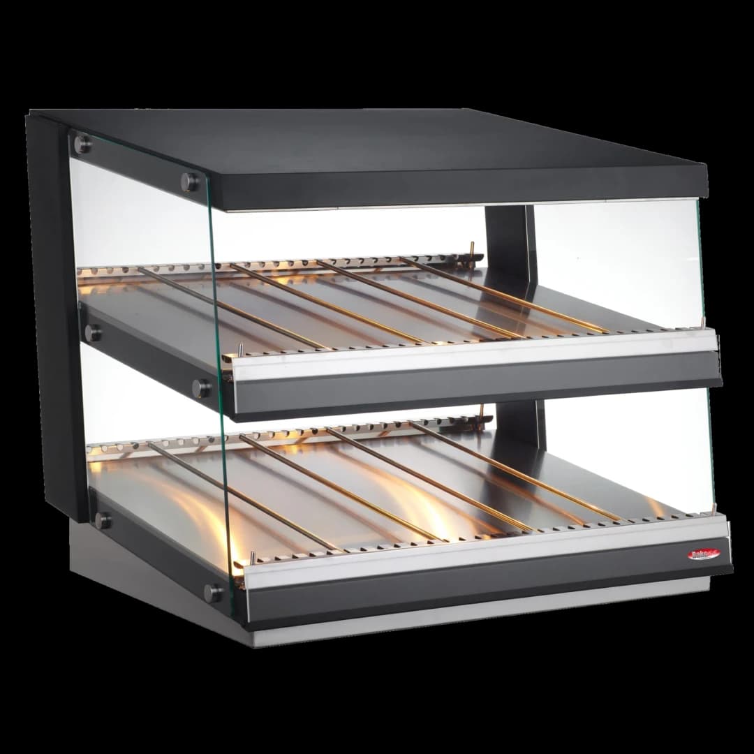 BakeMax BMHGG01 Titan Series Countertop Self-Serve Heated Display Case