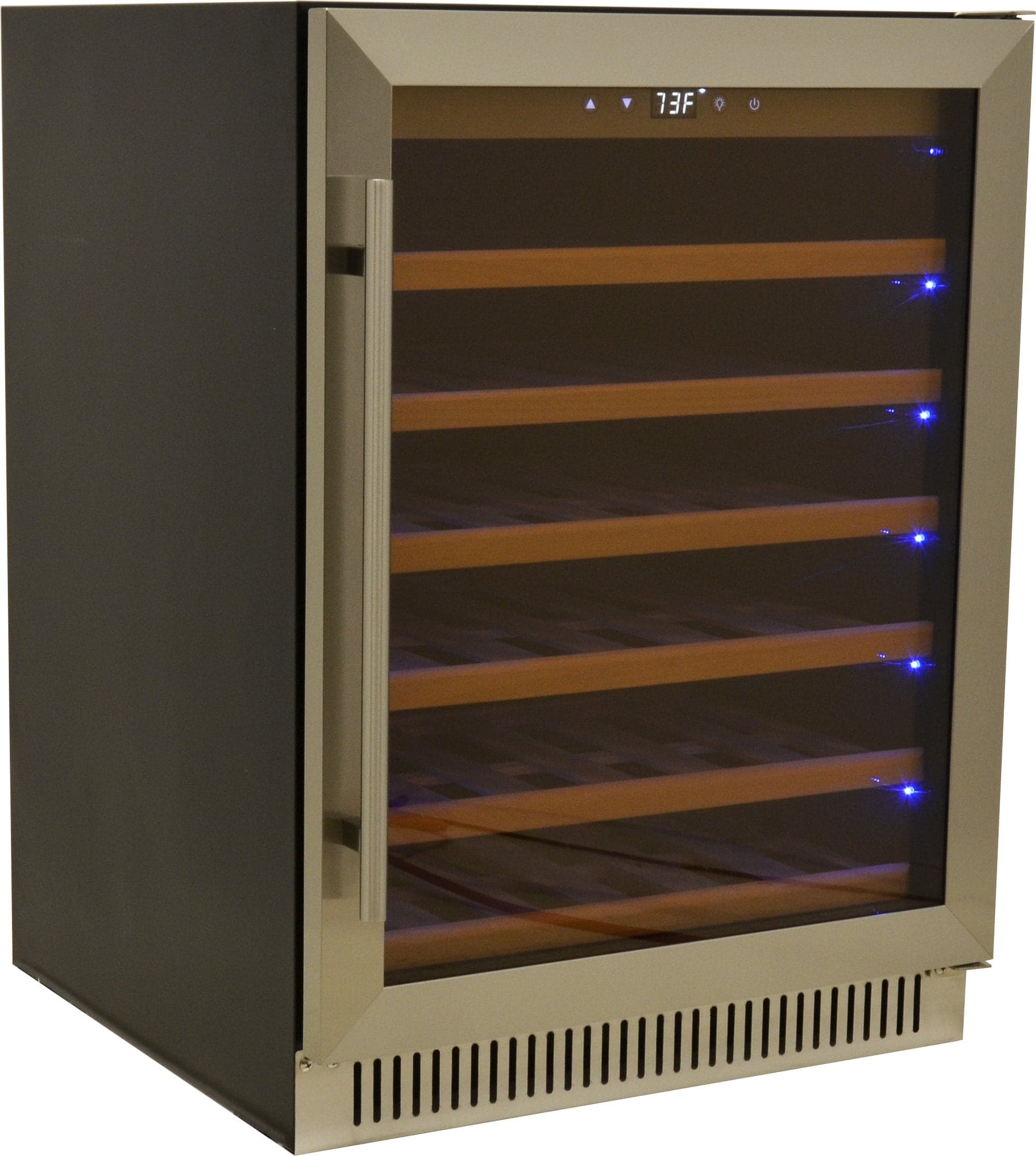 Vinovero 23" Single Zone Wine Cooler with 51 Bottle Capacity and Stainless Steel Door