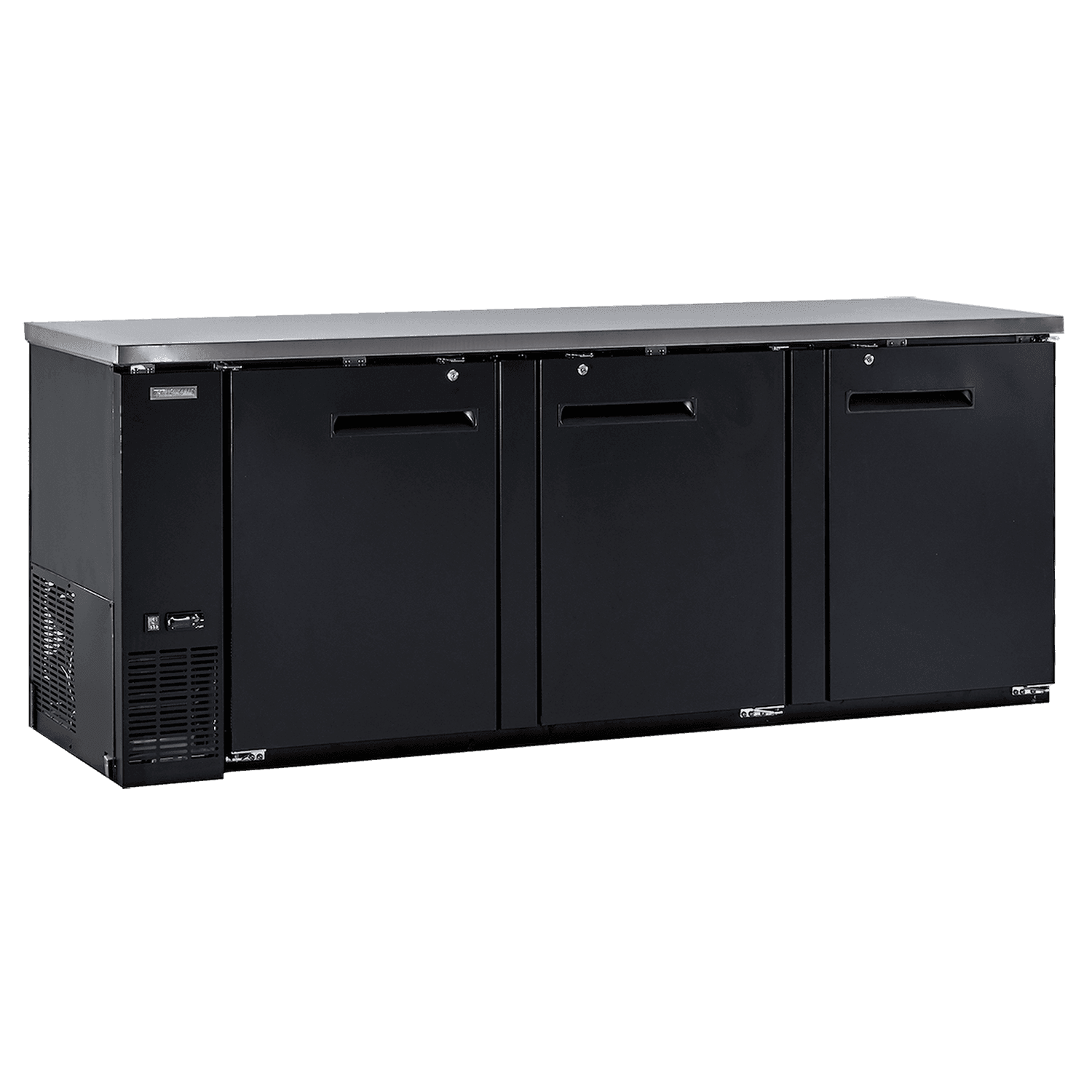 New Air NBB-90-SB 90″ Solid 3-Door Back Bar Refrigerator