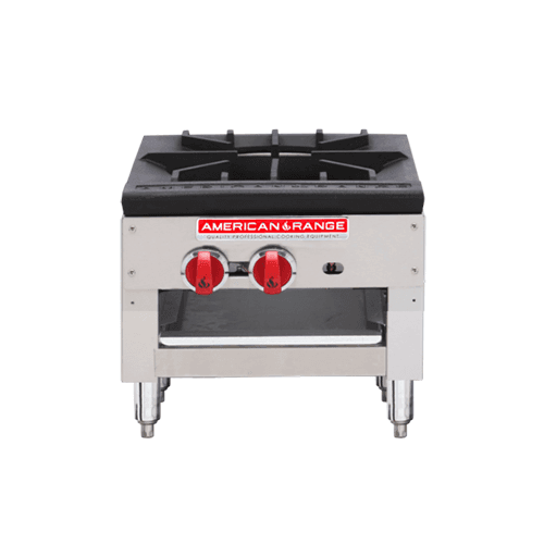 American Range SPSH-18-2-LP Propane Gas Double Burner Stock Pot Range