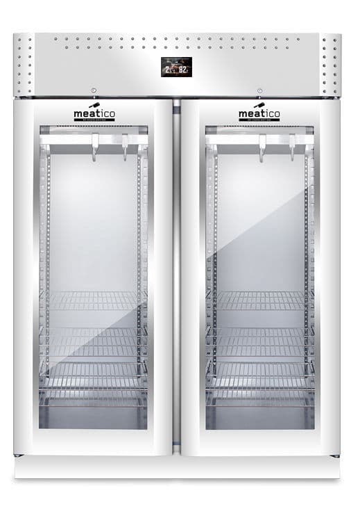 Meatico – MEAT 1500 Dry Aging Cabinet, Double Door, Polished Stainless Steel – AC951F
