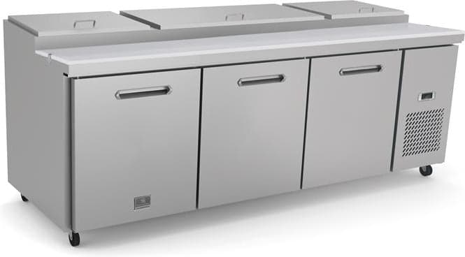 Kelvinator Commercial – 92″ Pizza Prep Table with 3 Doors – KCHPT92.12