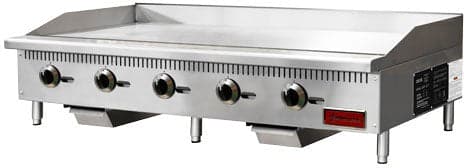 60″ Countertop Gas 5 Burners with Manual Control, 150,000 BTU