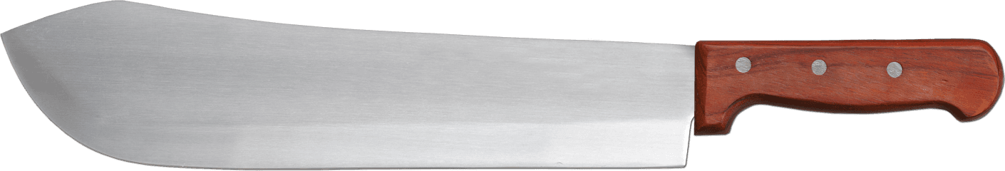 12 1/2″ Fish Splitter Knife Wood Handle